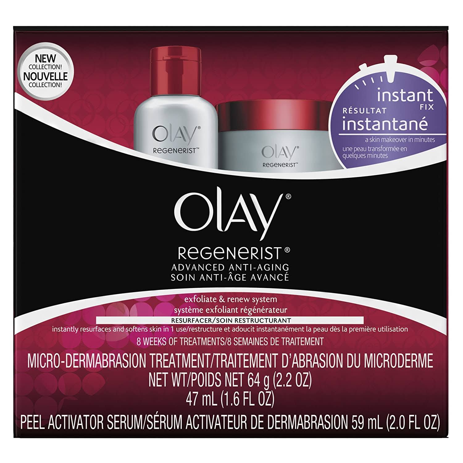 Olay Regenerist Microdermabrasion u0026 Peel System Treatment 1 Kit