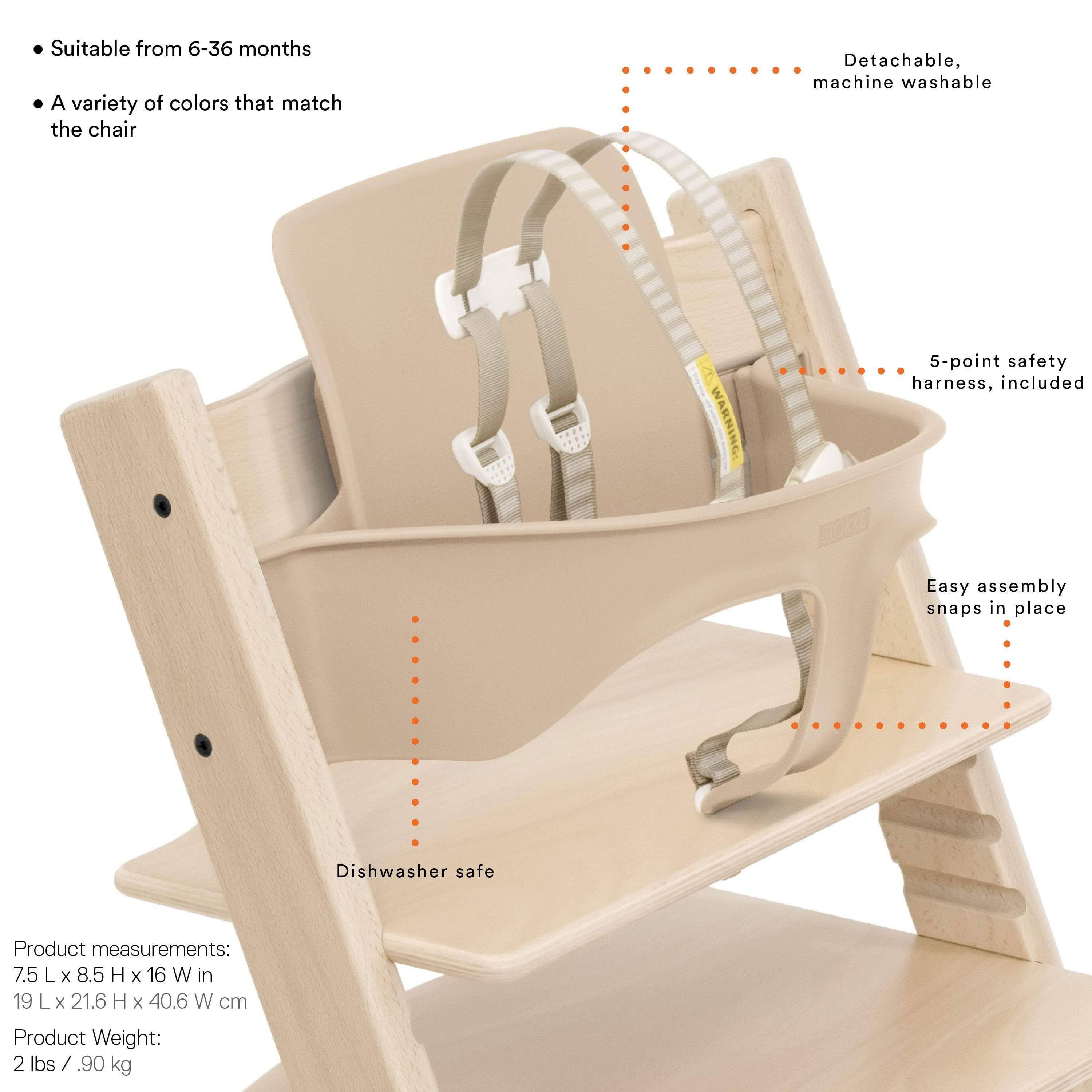 Stokke Tripp Trapp High Chair Complete - Natural / Icon Grey