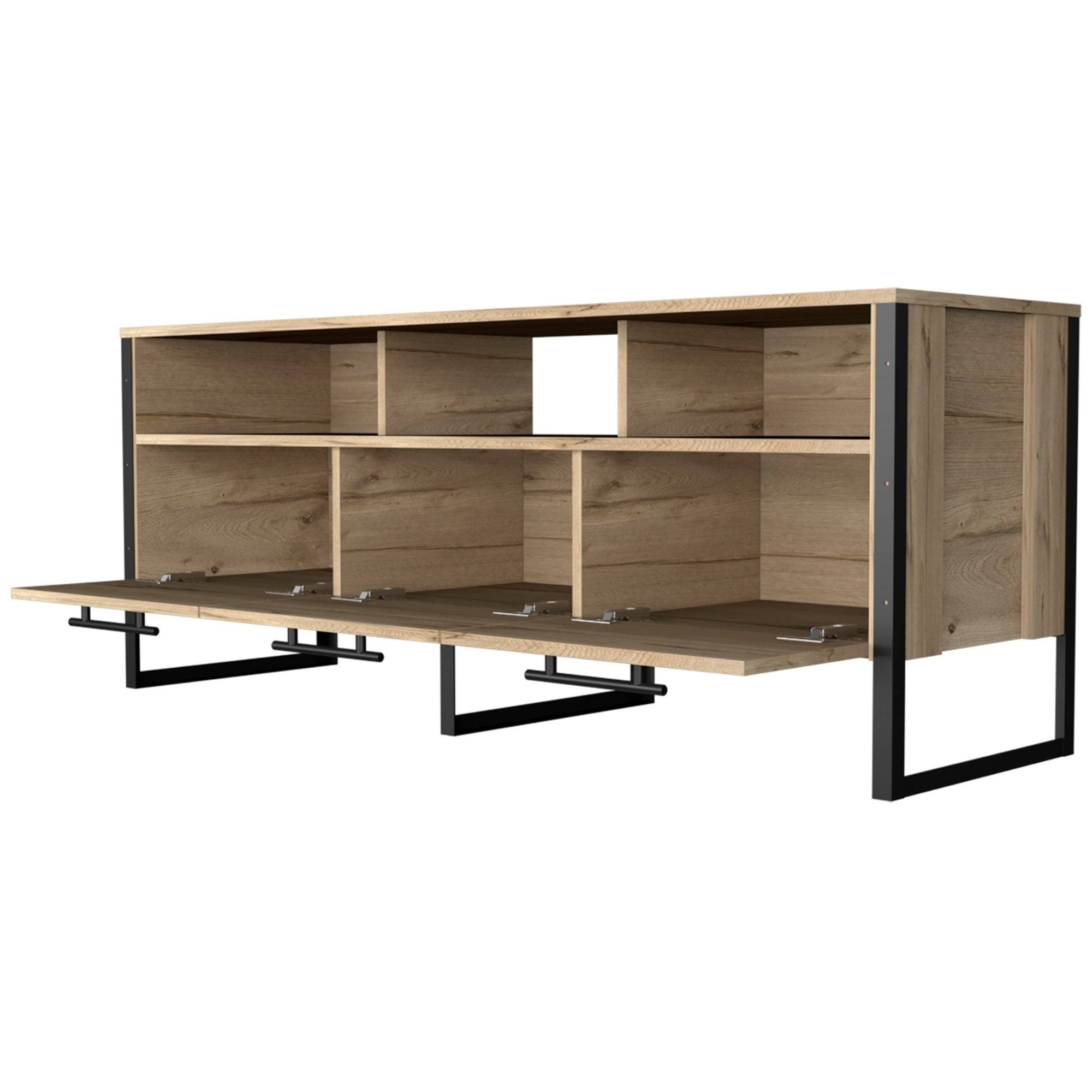 RST Brands Emery Brown TV Stand | SL-MCON-9-K