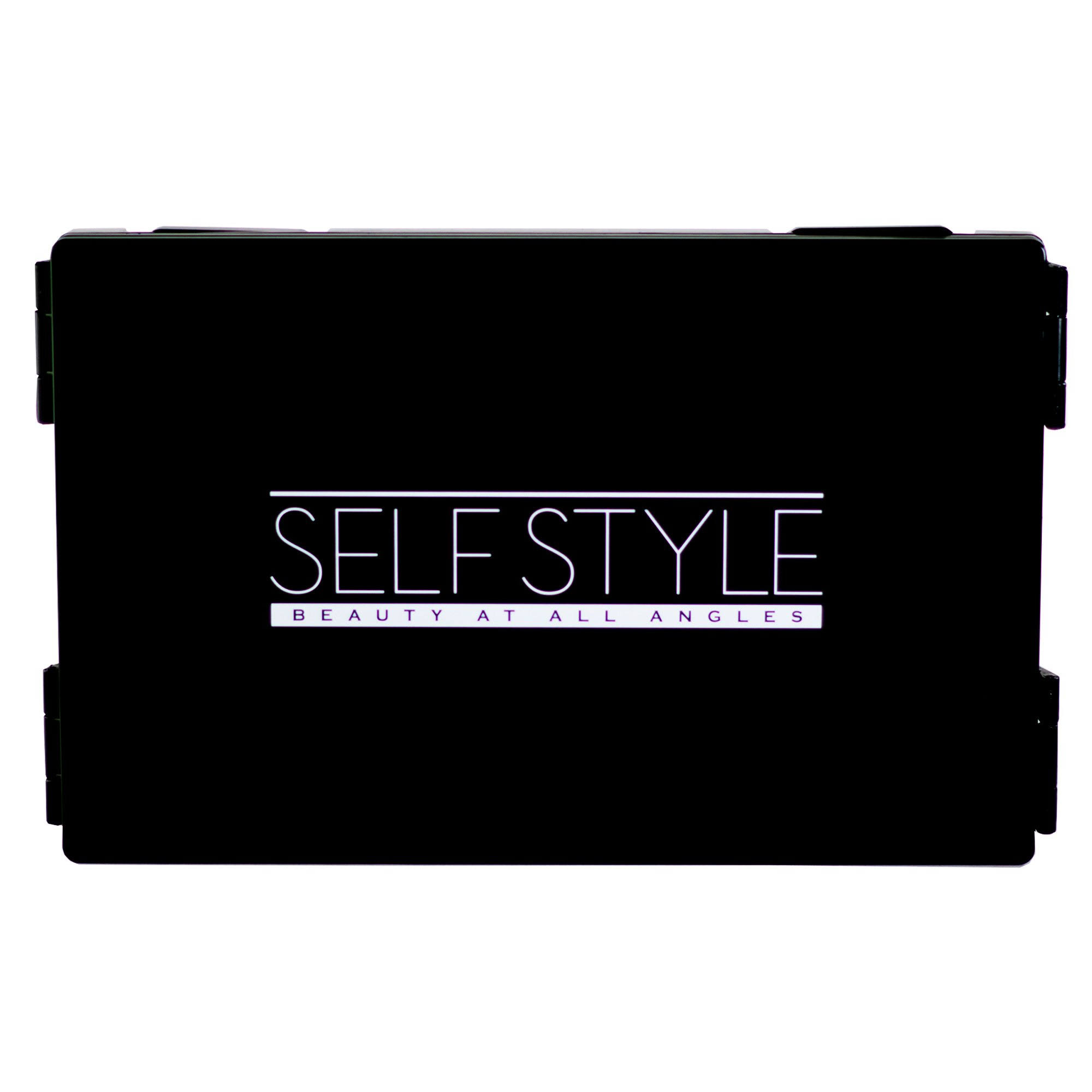 Self Style System Travel Size for Women Teal 3 Way Mirror with Adjustable