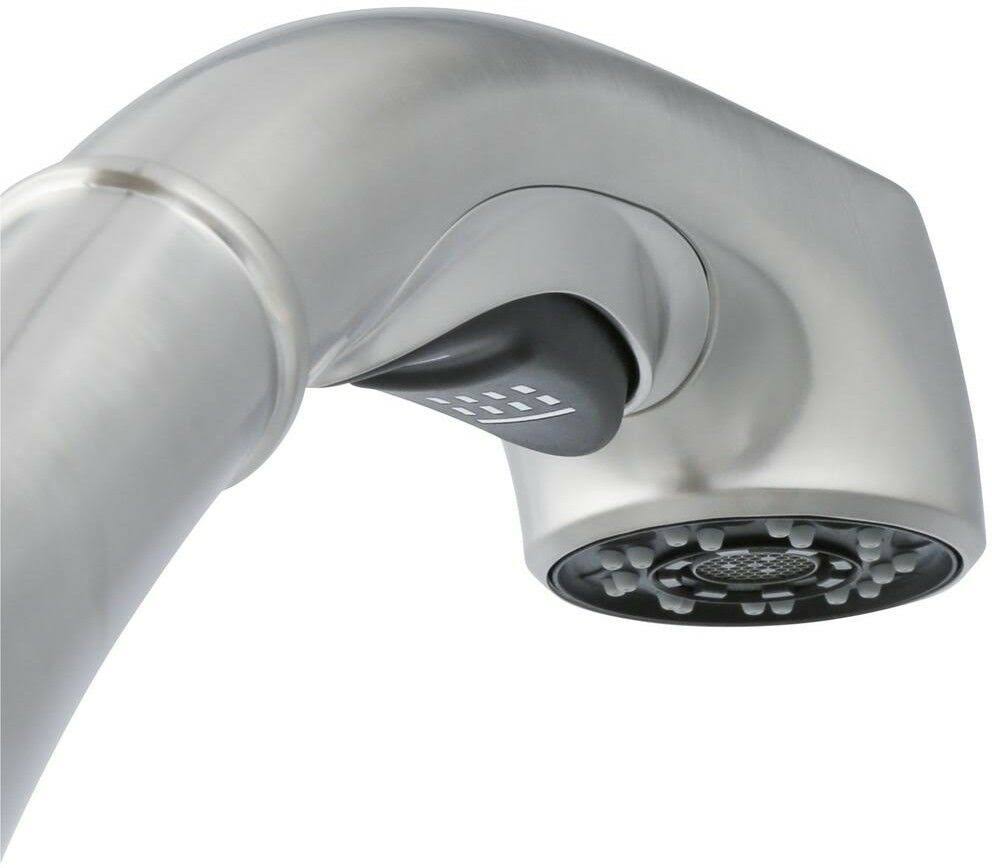 Pfister F-5347PVS Prive Single-Handle Pull-Out Sprayer Kitchen Faucet in Stainless Steel
