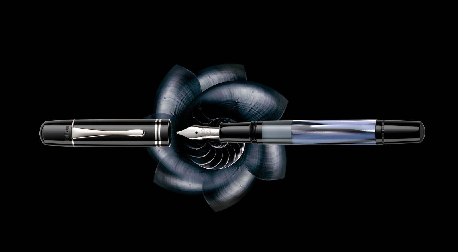 Pelikan Souveran Special Edition M101N Grey-Blue Fountain Pen - Medium