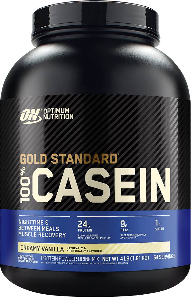 Optimum Nutrition Gold Standard 100% Casein - Creamy Vanilla - 4 lbs