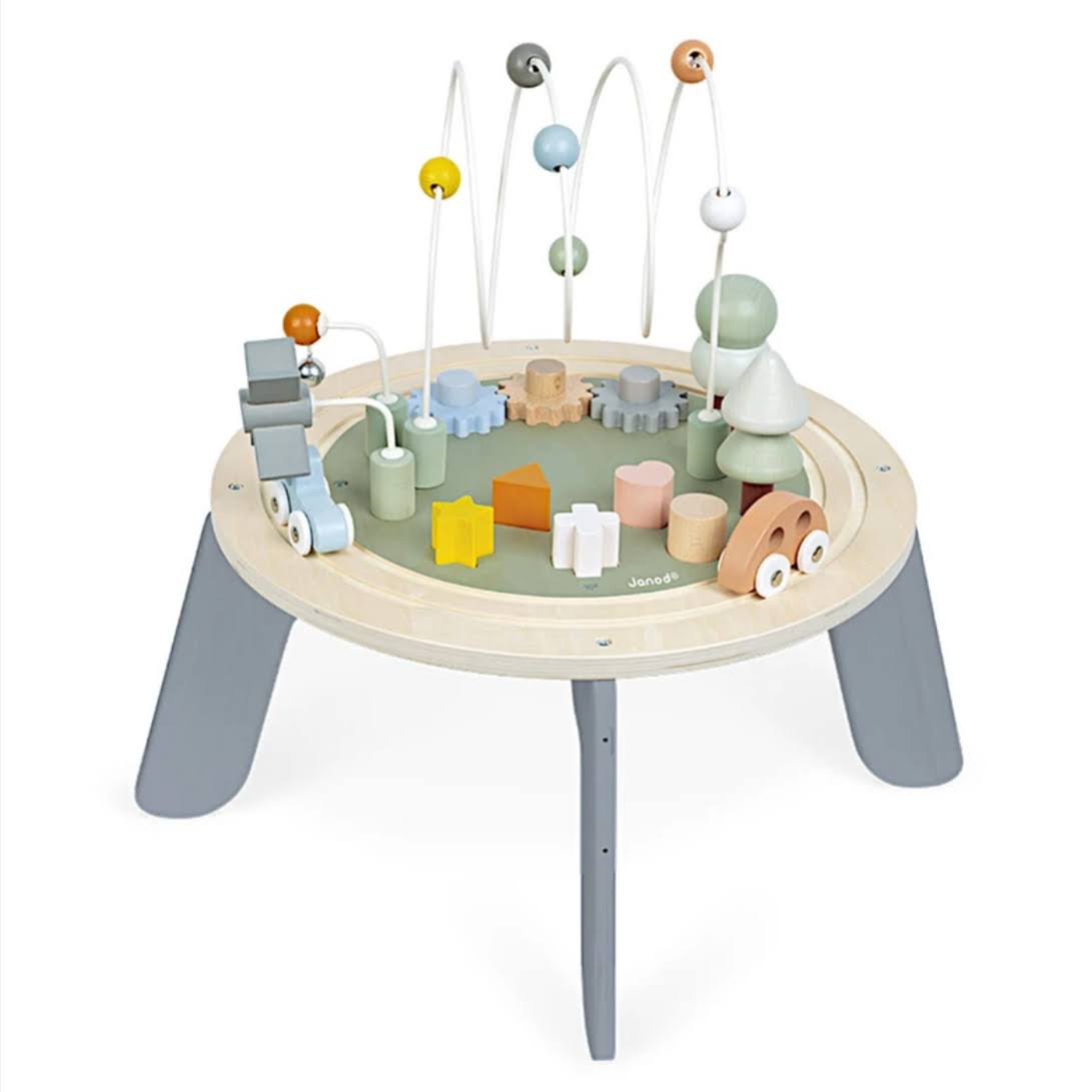 Janod - Sweet Cocoon Activity Table - Multicoloured