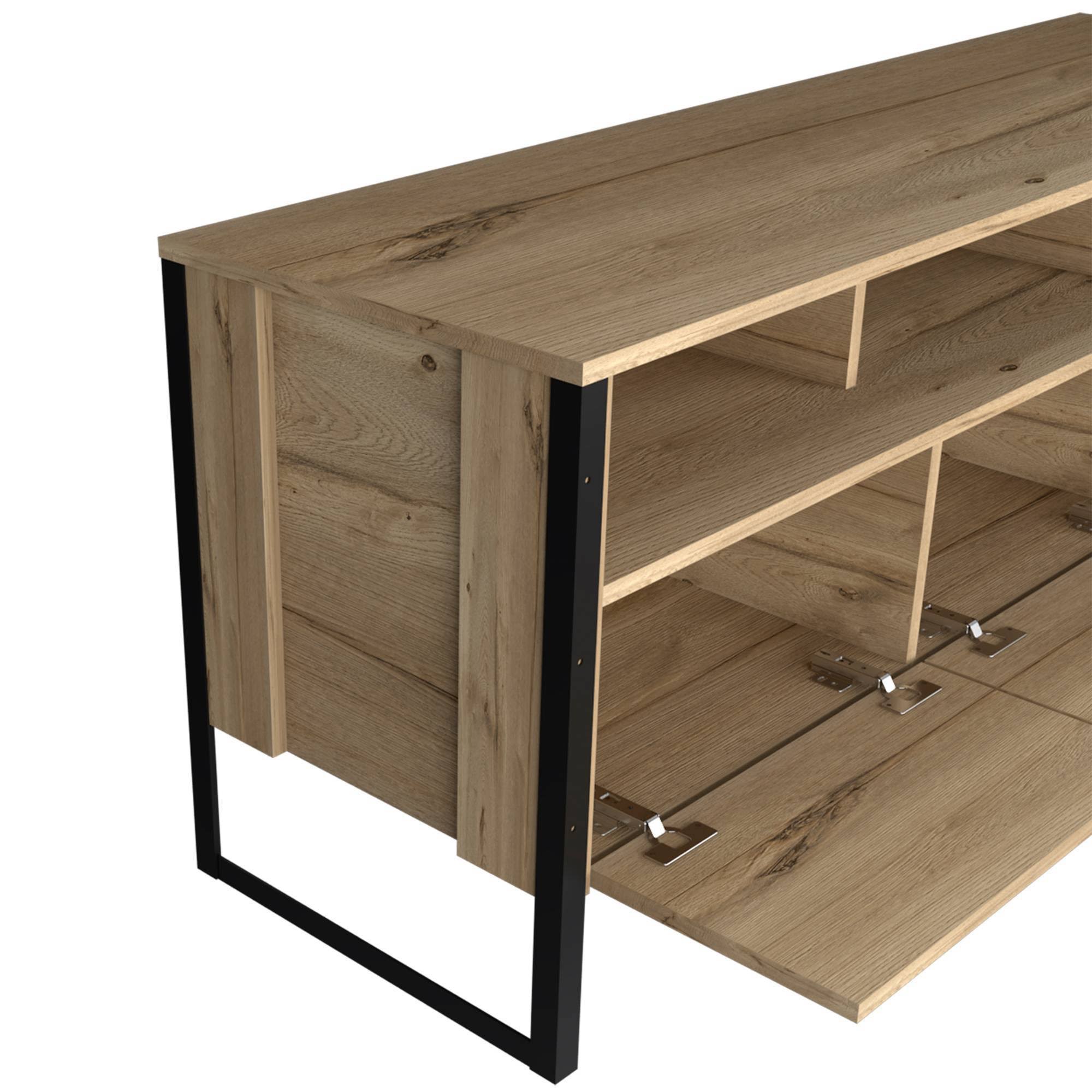 RST Brands Emery Brown TV Stand | SL-MCON-9-K