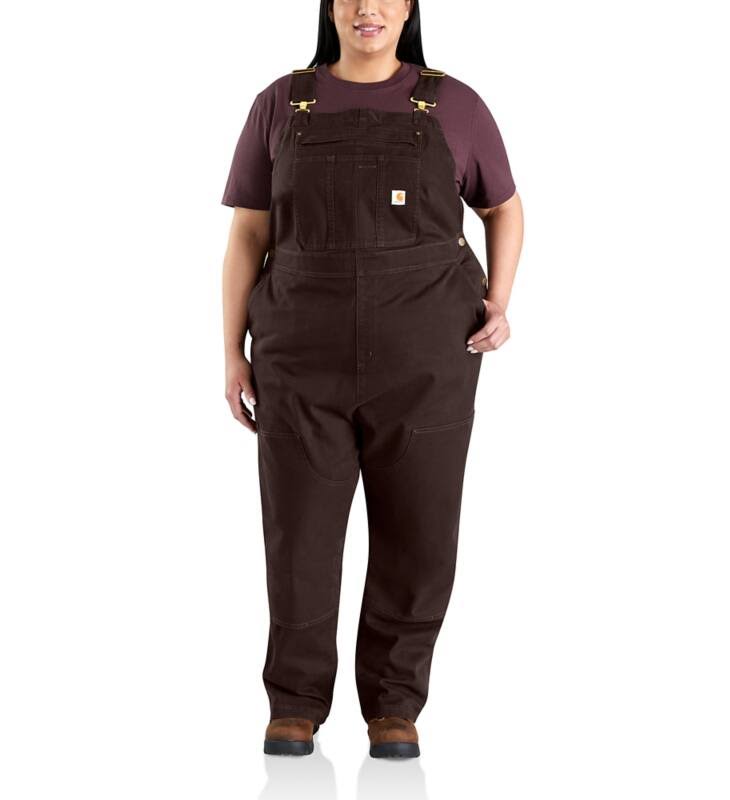Carhartt Crawford Double-Front Bib Overall | Natural | Small