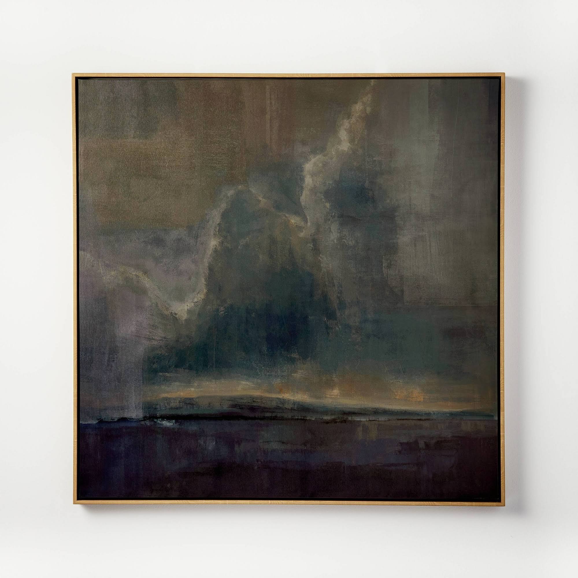 36x22 x 36x22 Moody Landscape Framed Wall Art - Threshold Designed with Studio McGee