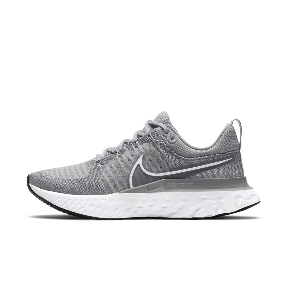 Nike React Infinity Run Flyknit 2 Grey Women&s Running Shoes, Size: 9