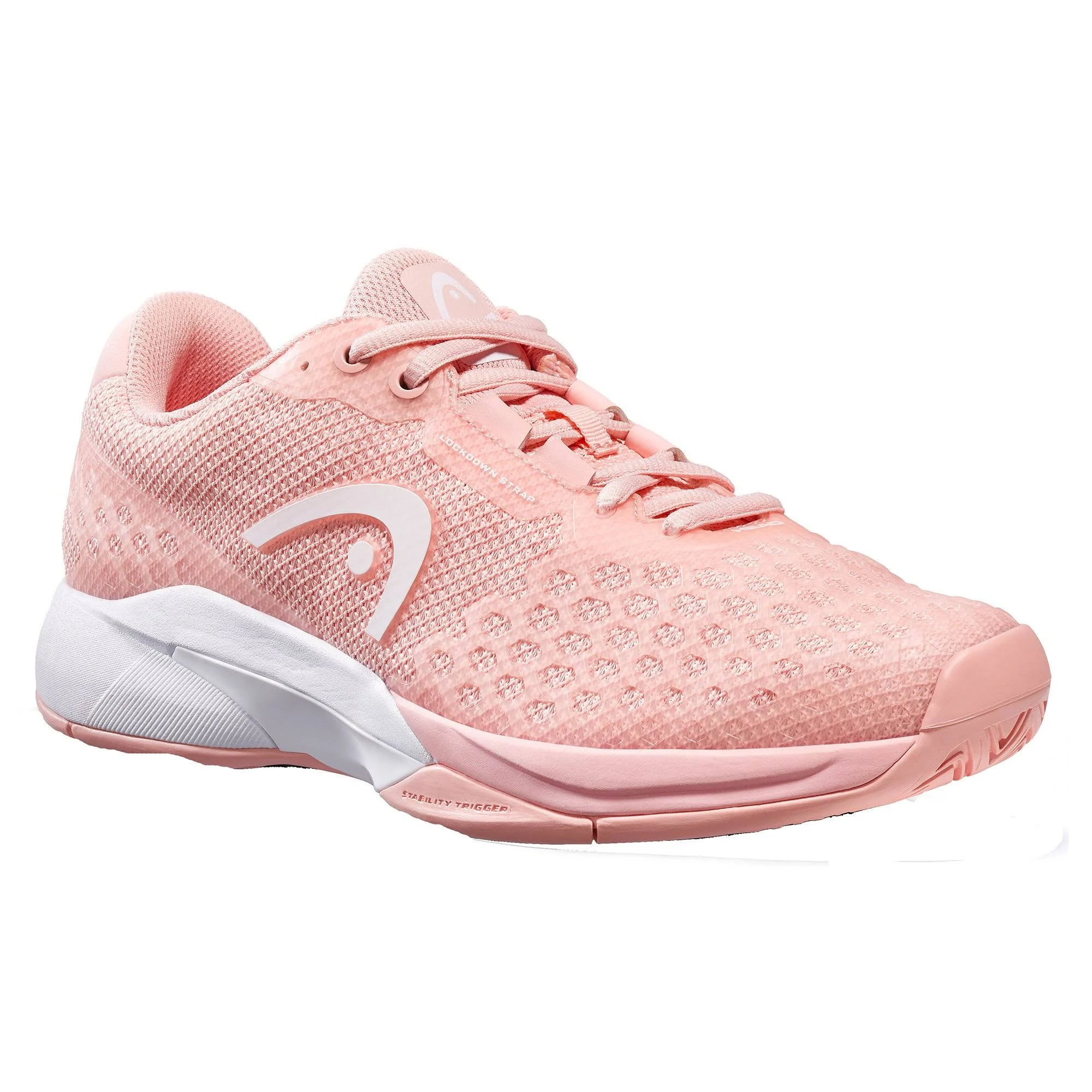 Head Women's Revolt Pro 3.0 Tennis Shoes (Rose/White)