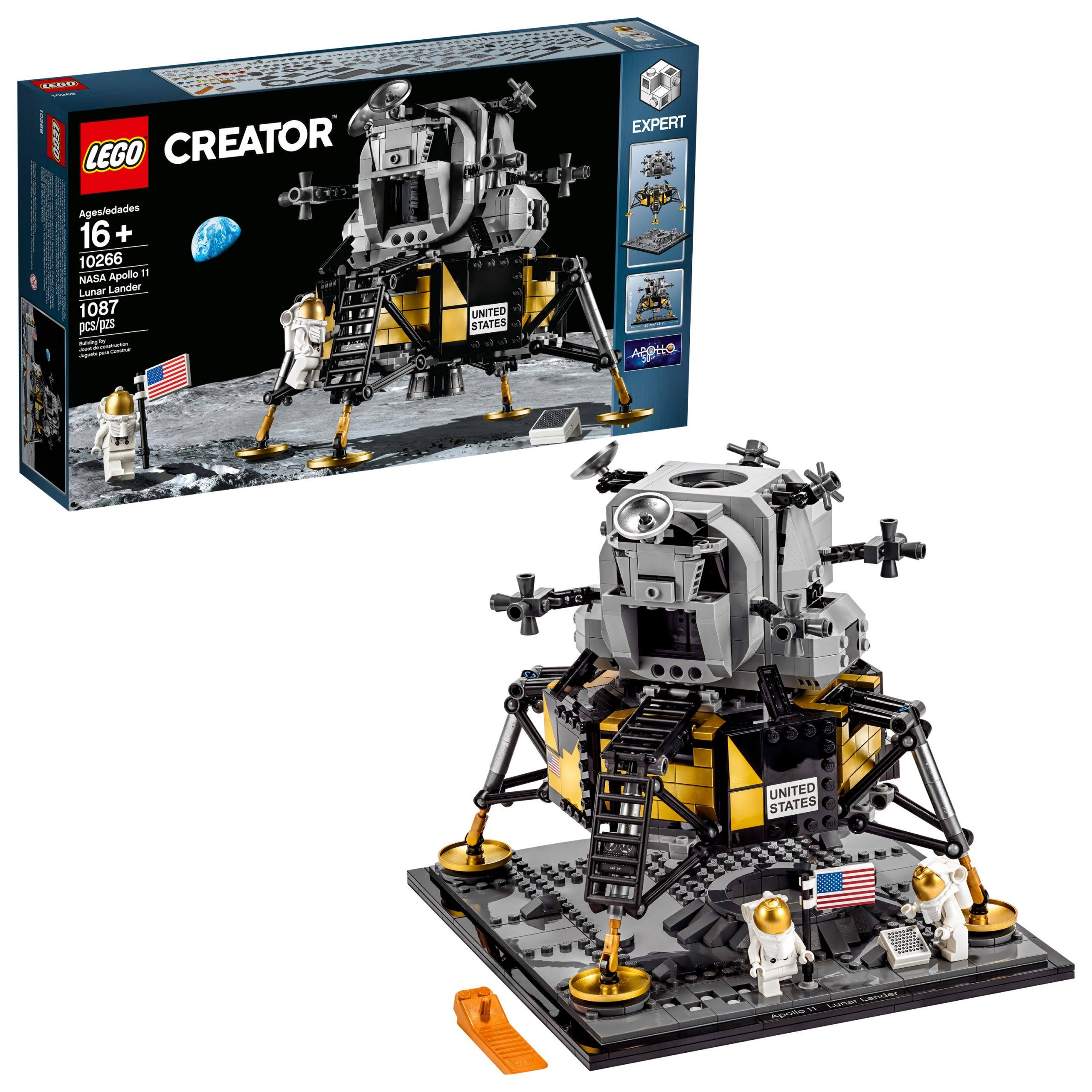 Lego Creator Expert NASA Apollo 11 Lunar Lander 10266 Building Kit