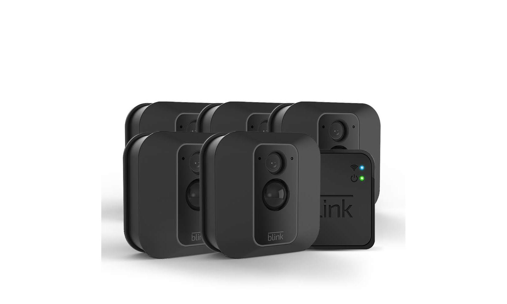 Blink - XT2 5-Camera Indoor/Outdoor Wire-Free 1080p Surveillance System - Black