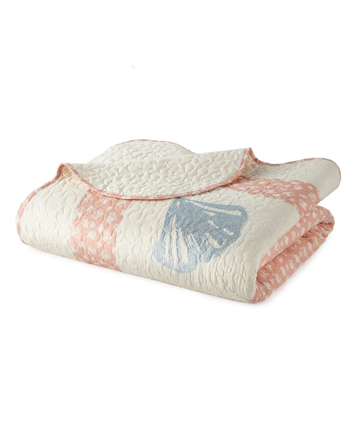 Beach Haven Tasi Bedspread - Coral - King