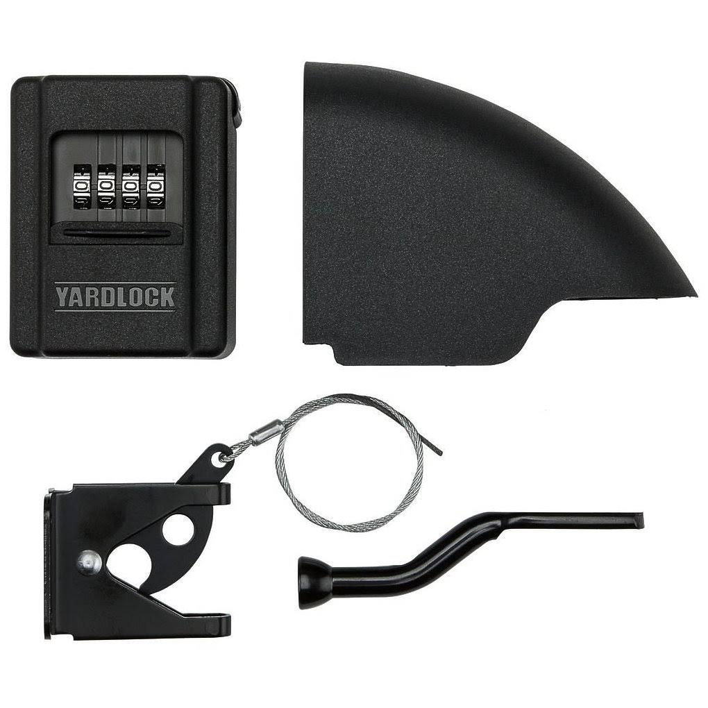 National Hardware N109-045 Yardlock Keyless Gate Lock Kit, Black
