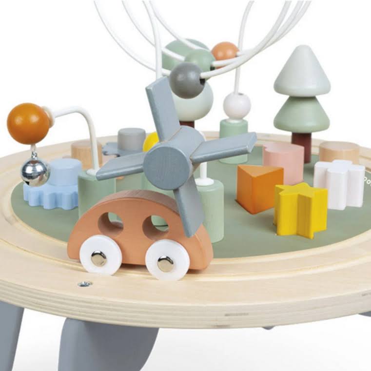 Janod - Sweet Cocoon Activity Table - Multicoloured