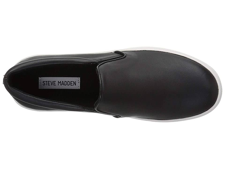 Steve Madden Gills Platform Slip-On Sneaker - Women's - Black Leather
