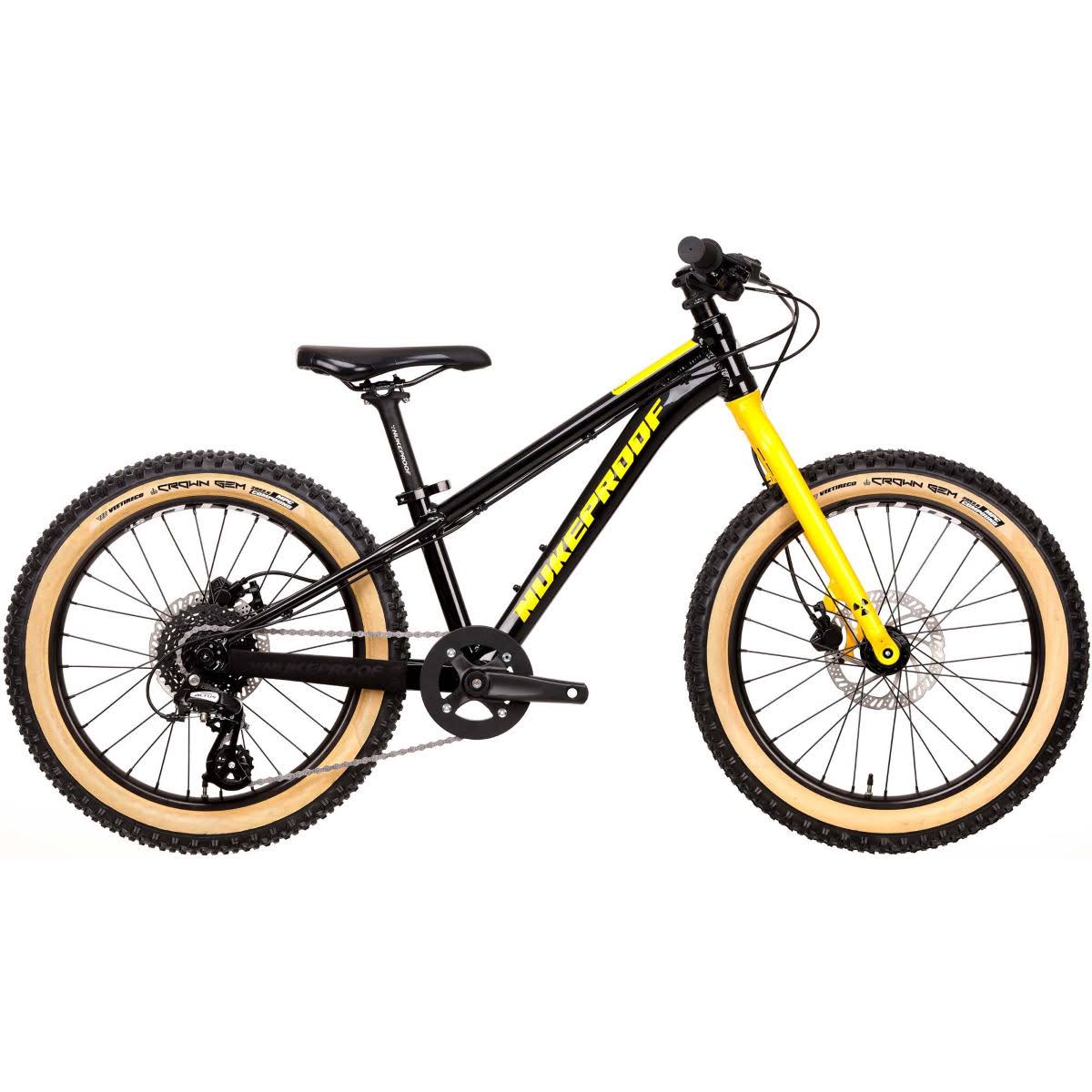 Nukeproof Cub-Scout 20 Sport Kids Bike (2020) 20x22 Black Yellow Junior Bikes