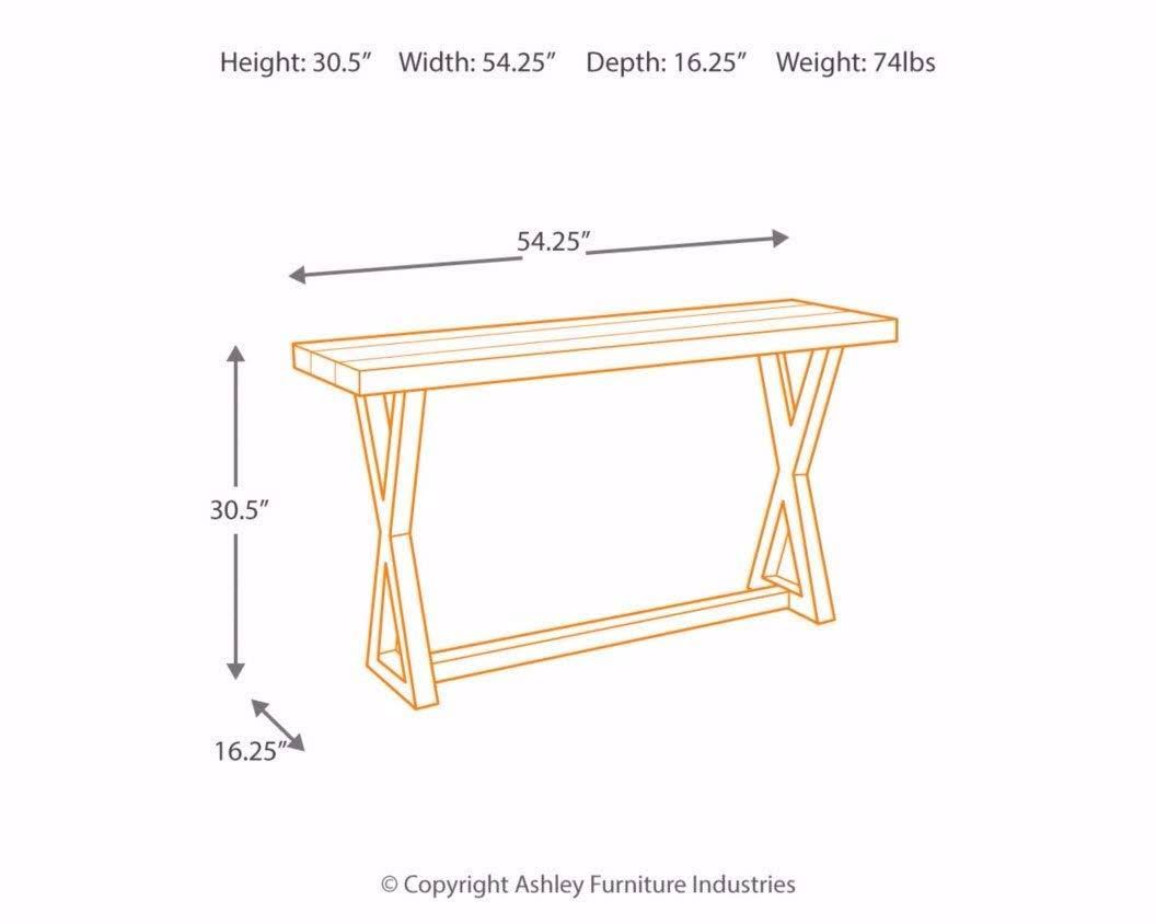 Ashley Wesling - Light Brown - Sofa Table
