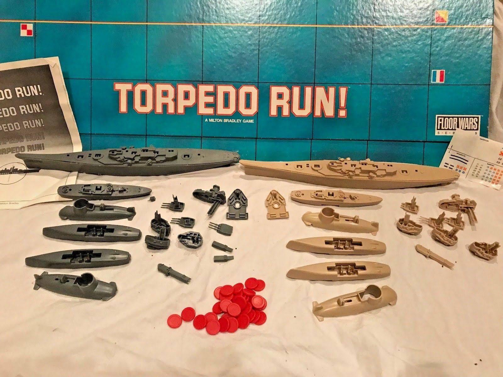 Torpedo Run Game - 1986 - Milton Bradley - Great Condition