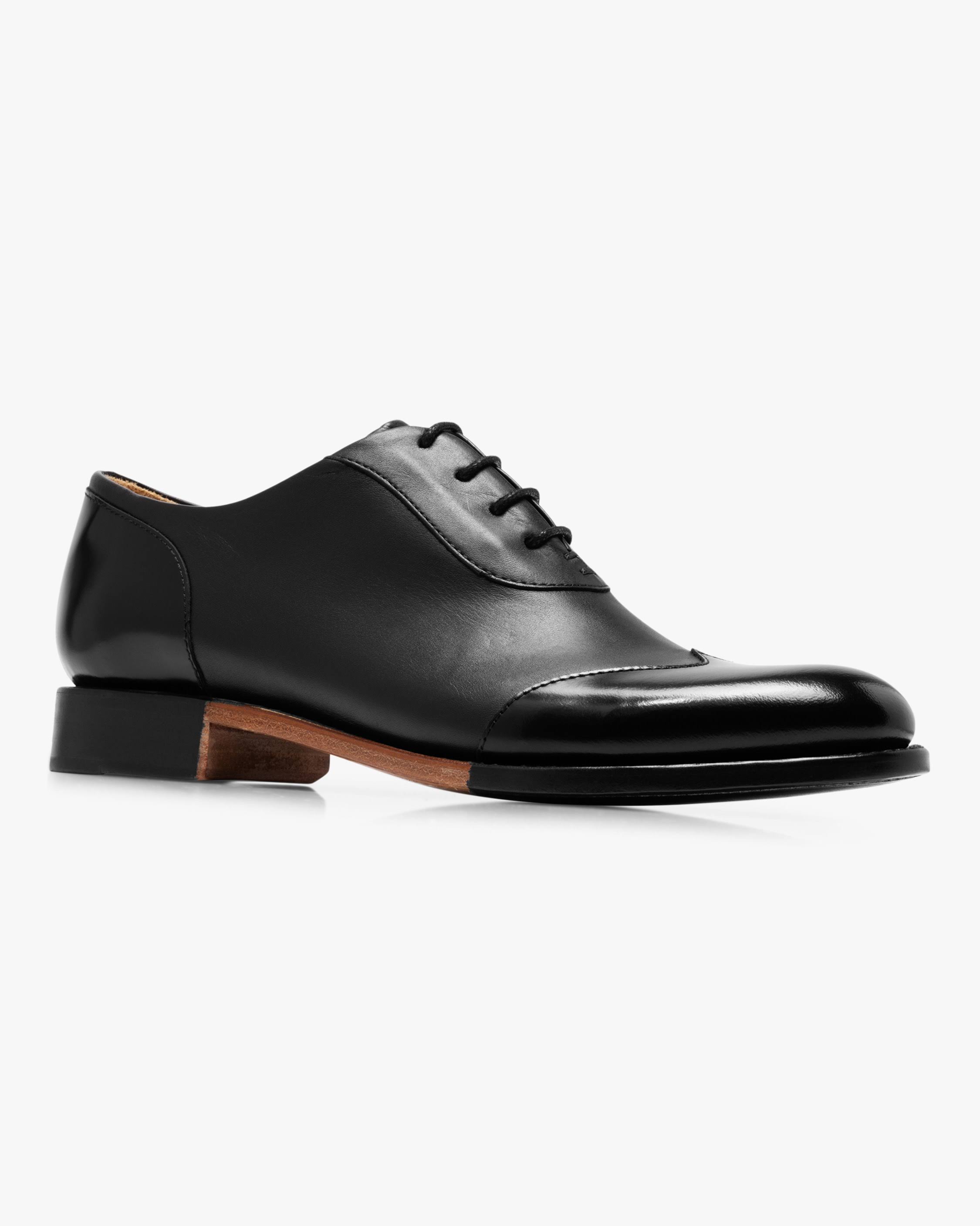 The Office of Angela Scott Mr. Evans Wingtip Oxford - Black - Oxfords