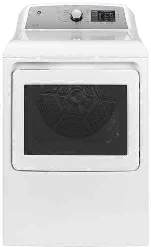 GE 7.4 Cu. ft. Electric Front Load Dryer White GTD72EBSNWS L4963952