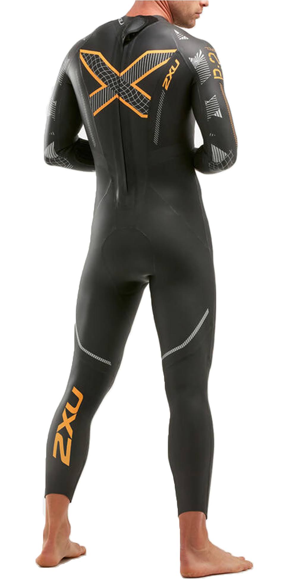 2XU P:2 Propel Wetsuit St Black/Orange Fizz Wetsuits Men's