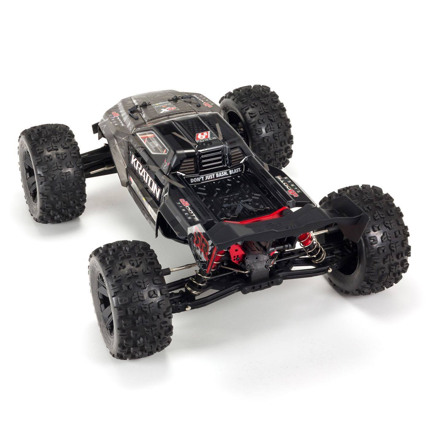 Arrma 1/8 Kraton 4WD Extreme Bash Roller Speed Monster Truck Black