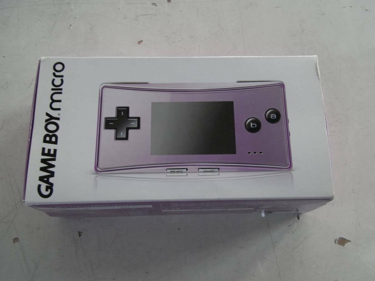 Nintendo Gameboy Micro Purple Only Console used