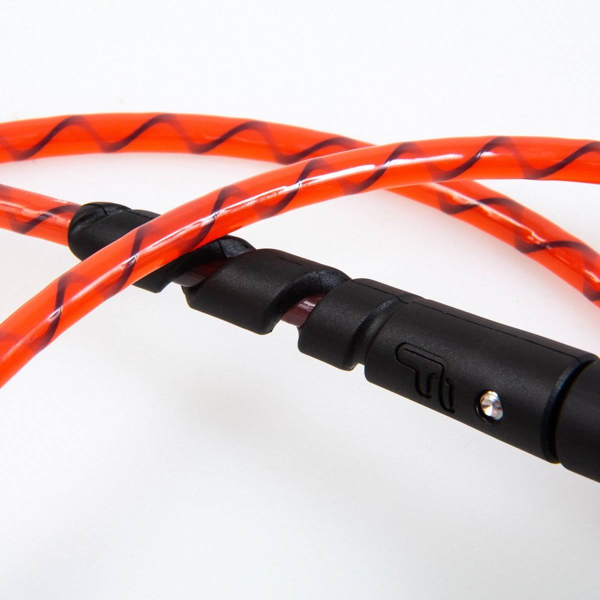 FCS - 6 ft All Round Freedom Helix Leash Red Black