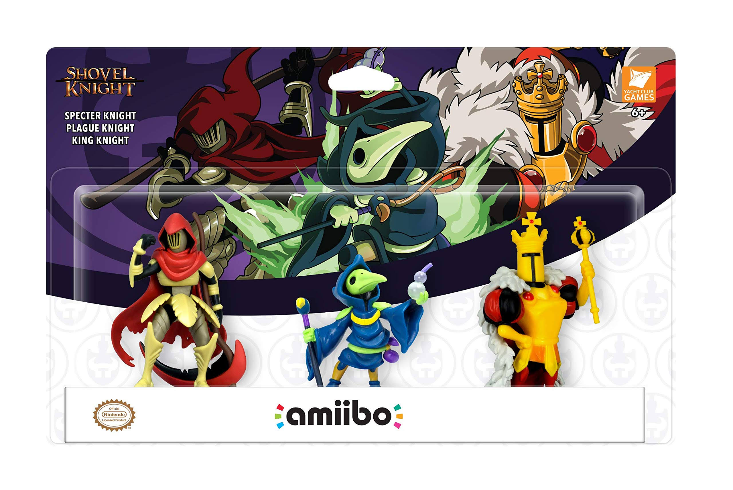 Nintendo Amiibo 3 Pack - Shovel Knight (Specter Knight/Plague Knight/King Knight)