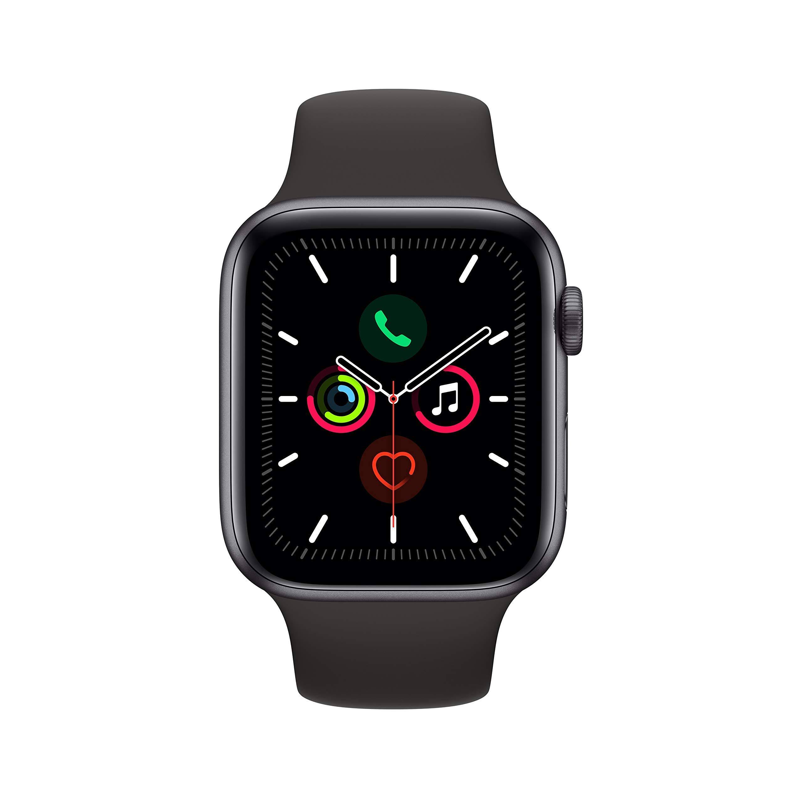Apple Watch Series 5 44mm GPS Space Gray with Black Band