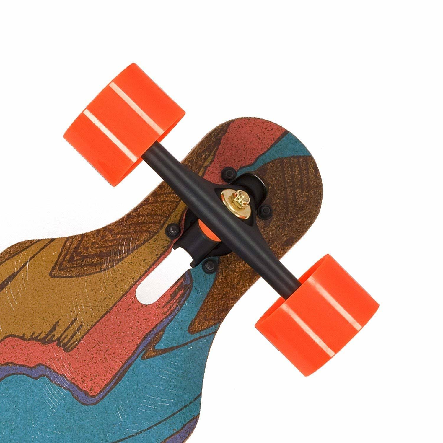 Loaded Boards Icarus Bamboo Longboard Skateboard Complete w/ 80mm 80A Kegels (Flex 2)