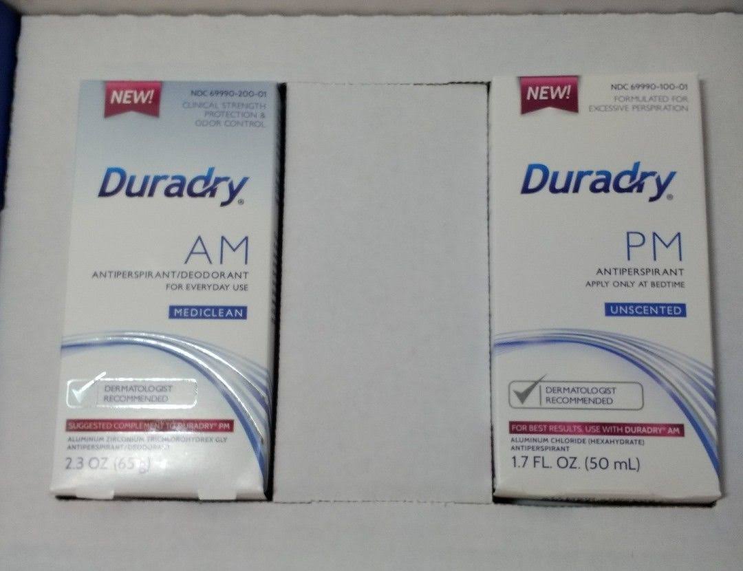 Duradry 3-Step Protection System Prescription Strength Antiperspirant Deodorants