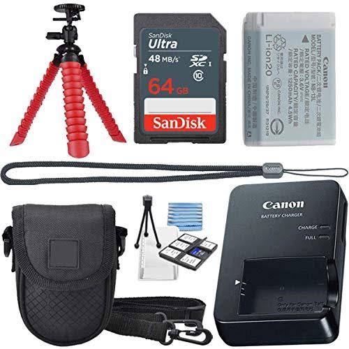 Canon PowerShot Digital Camera G7 x Mark II with Wi-Fi u0026 NFC, LCD Screen, and 1-Inch Sensor - Black 11 Piece Value Bundle
