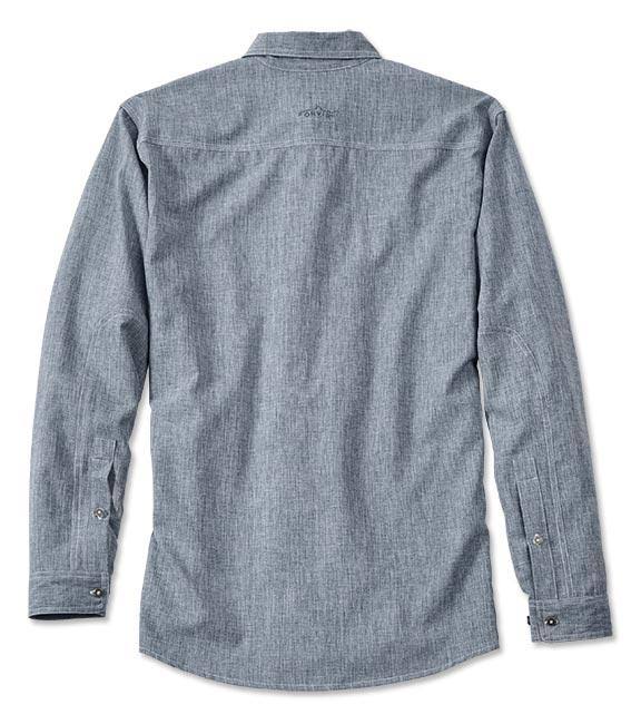 Tech Chambray Work Shirt L/S Chambray w/Logo / L