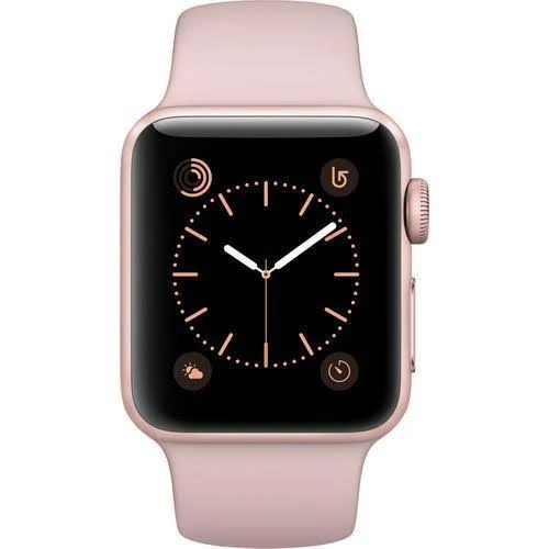 Apple Watch (series 2) - 38mm - Aluminum Rose Gold - Pink Sand Band