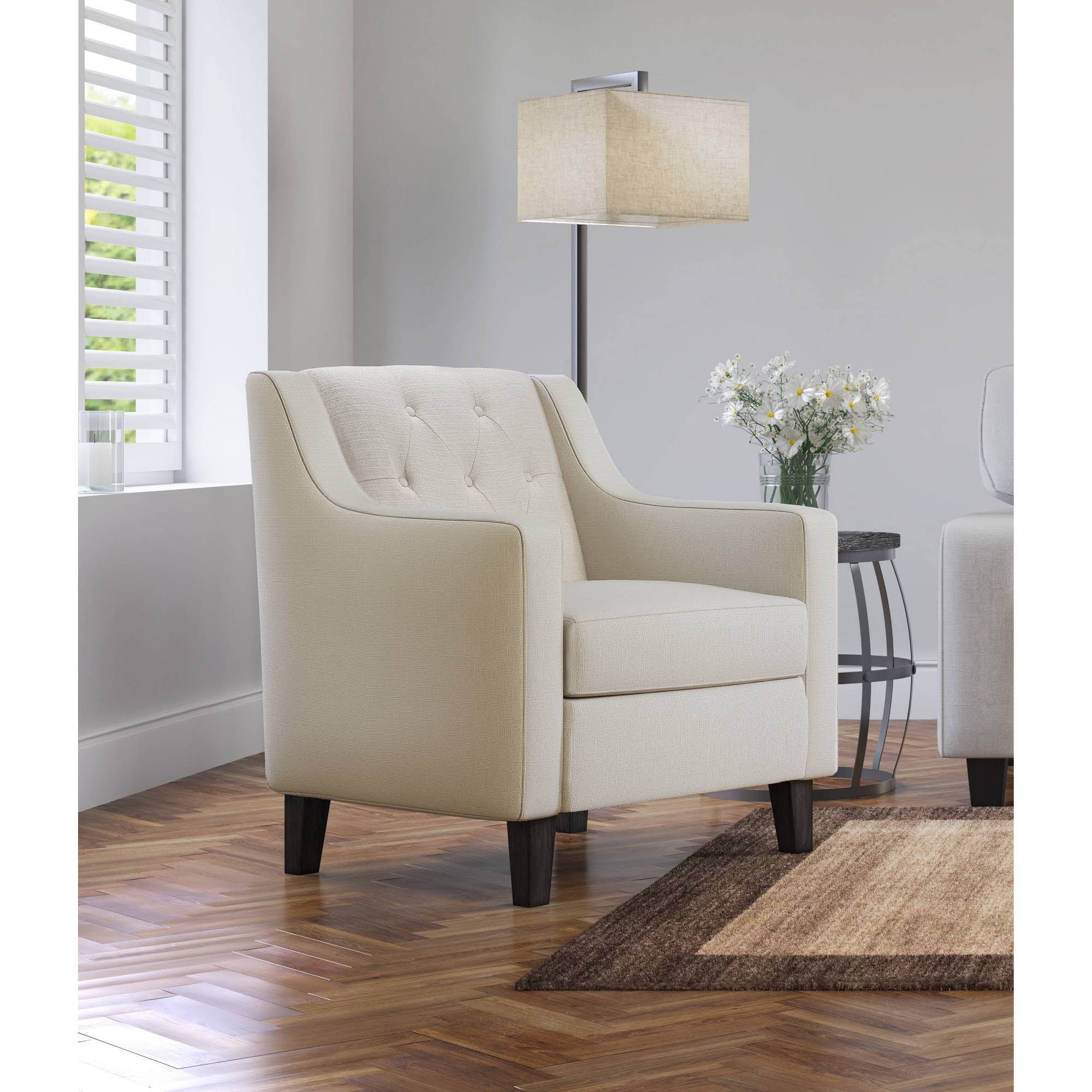 Serta Nina Tufted Accent Chair - Cream