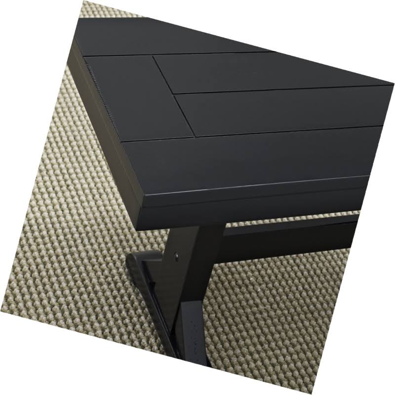 Walker Edison Wood Bench, Antique Black