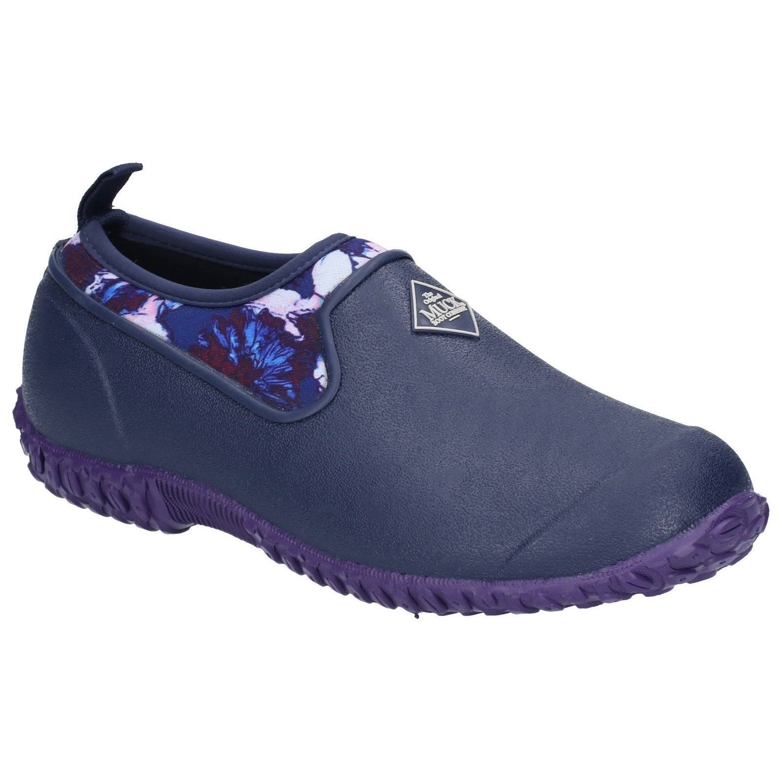 Muck Boots Women&s Muckster II Low Floral Waterproof Shoes, Blue