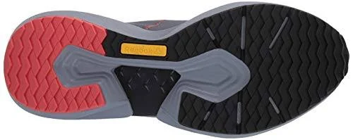 Reebok Mens Sole Fury Trail Fitness Performance Running Shoes, Cold Grey 6/Rosette/Toxic Yellow / 13