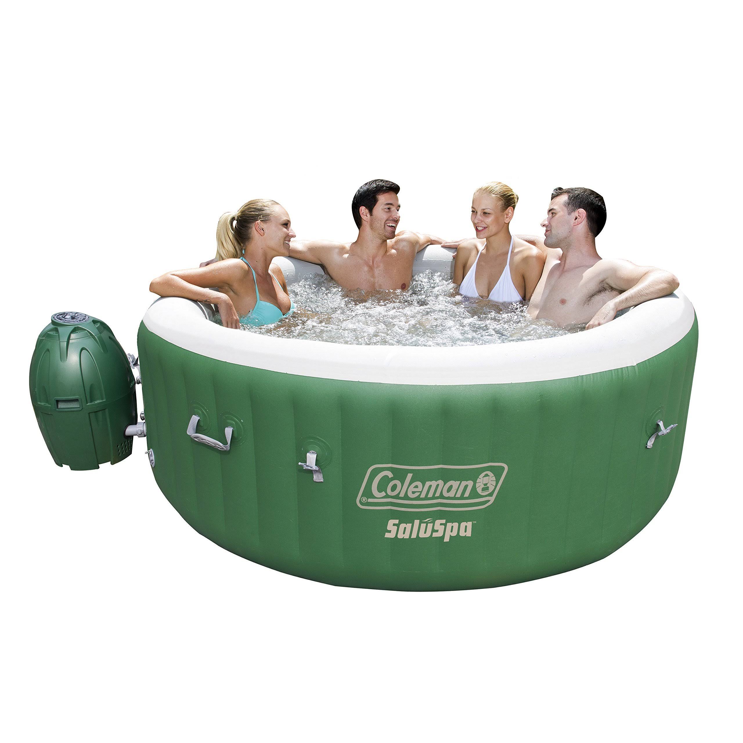 Coleman SaluSpa 4-6 Person Inflatable Portable Massage Hot Tub Spa