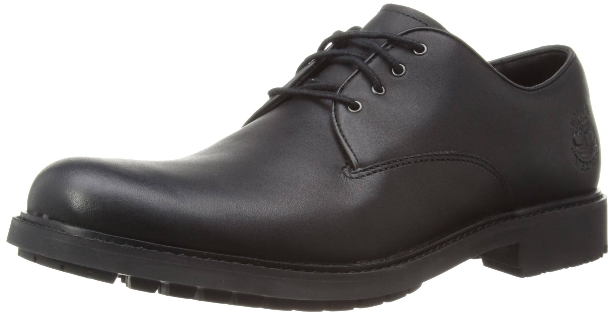 Timberland Men's Stormbuck Plain Toe Waterproof Derby - Black 7
