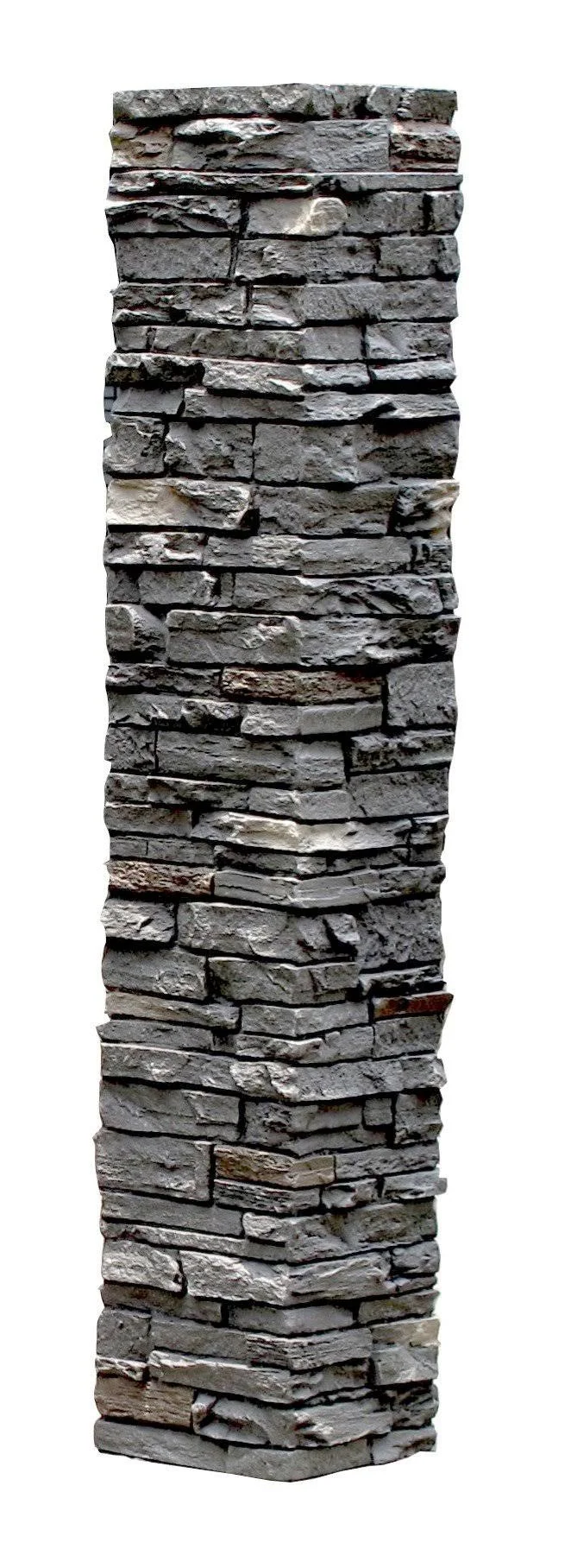NextStone Slatestone Faux Polyurethane Post Cover - Rundle Ridge