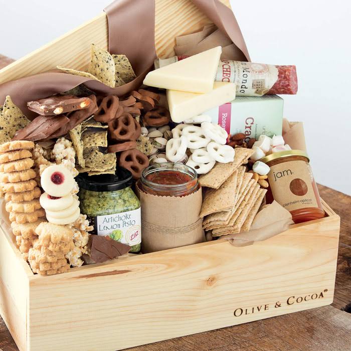 Gift Basket Delivery - By Olive u0026 Cocoa | Tastes for Everyone Medium