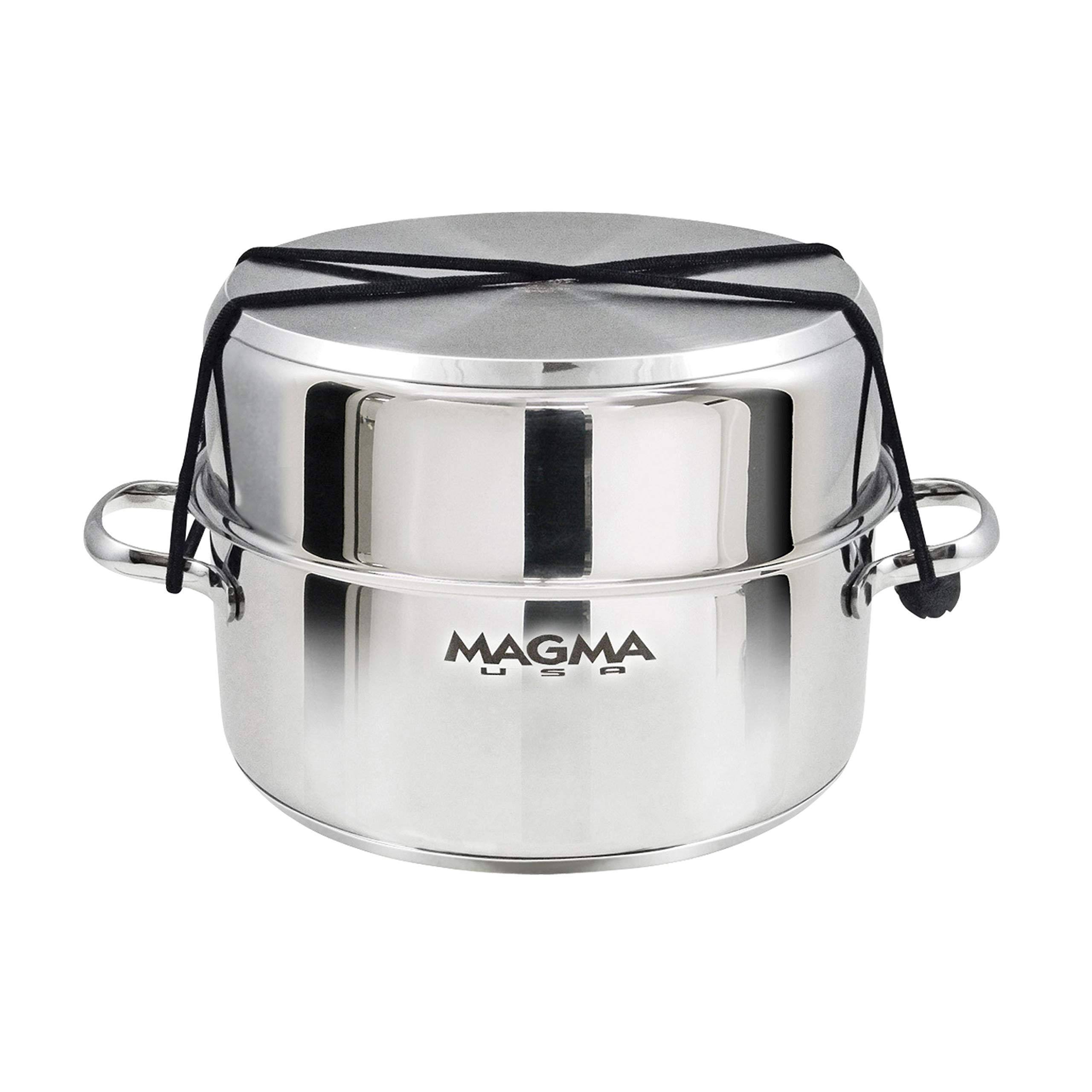 Magma Products A10-360L-IND, 10 Piece Gourmet Nesting Stainless Steel Cookware Set,