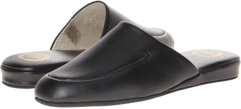 L.B. Evans Duke Scuff Men's Slippers, Black, 11