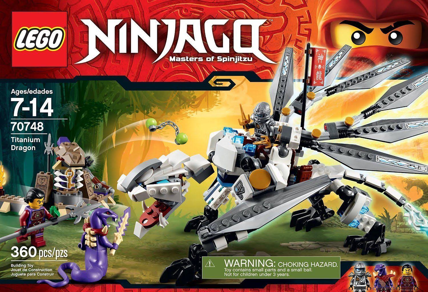 Lego 70748 Ninjago Titanium Dragon Set