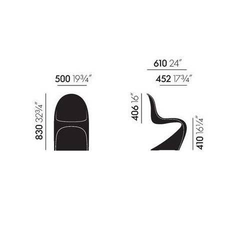 Vitra Panton Chair White, Verner Panton 1999