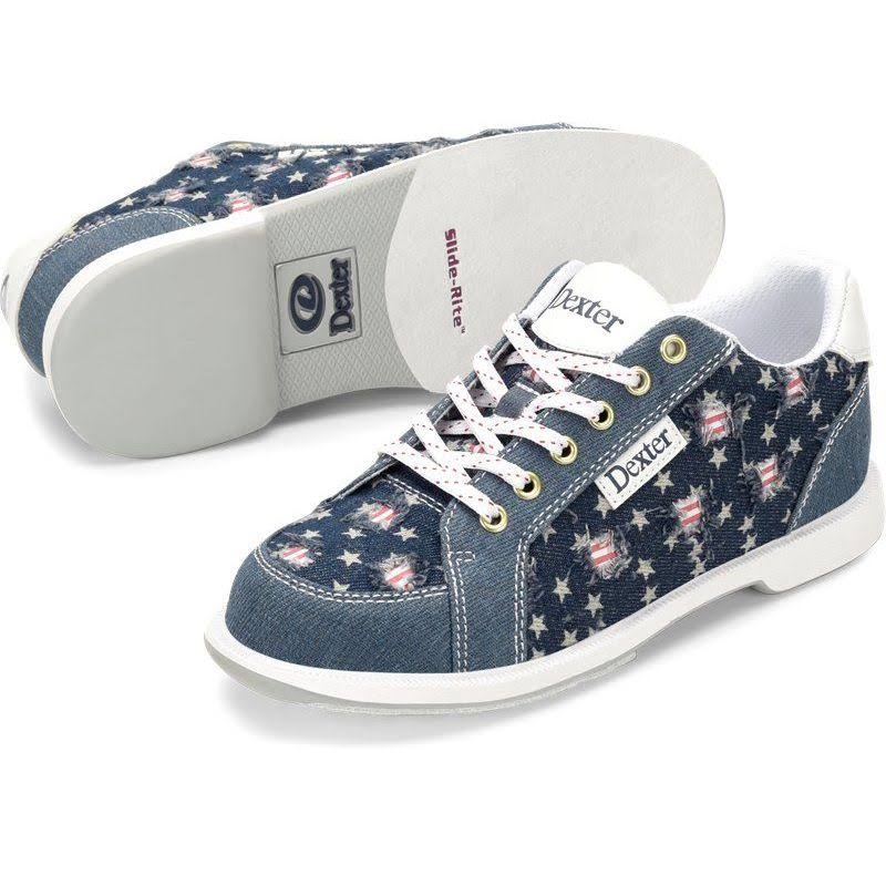 Dexter Liberty Stars u0026 Strikes Womens Bowling Shoes