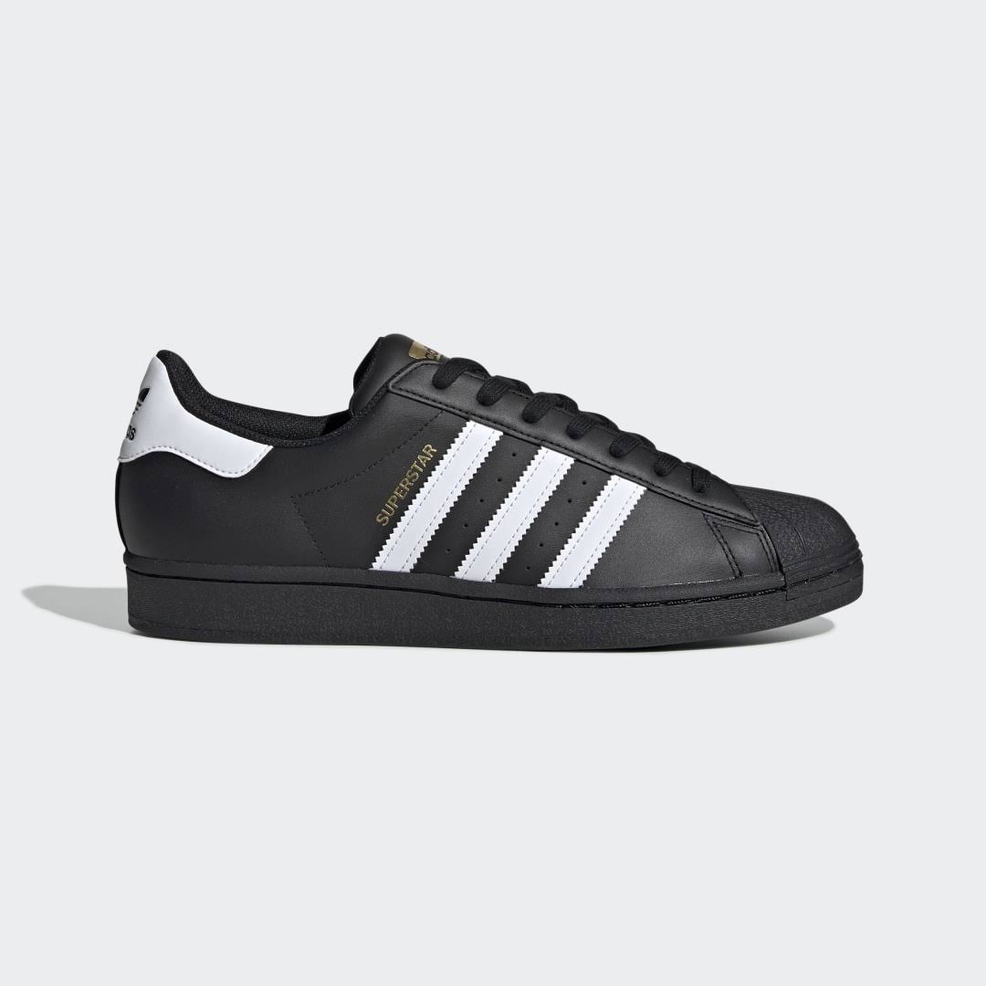 Adidas Superstar Shoes - Black/White - 14