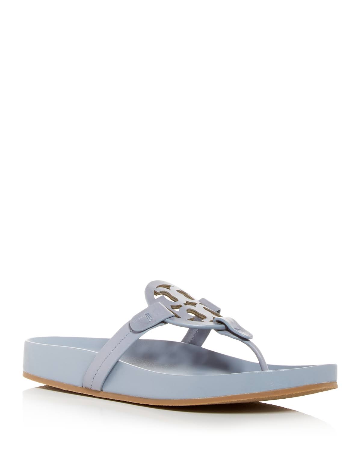Tory Burch Women's Miller Cloud Thong Sandals - Blue - Size 7.5